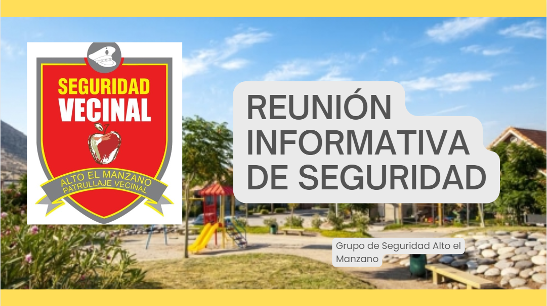 Reunión informativa de Seguridad